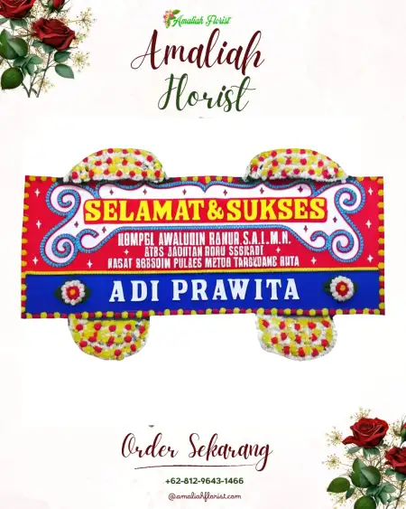 Papan Bunga Ucapan Selamat Wonocoyo